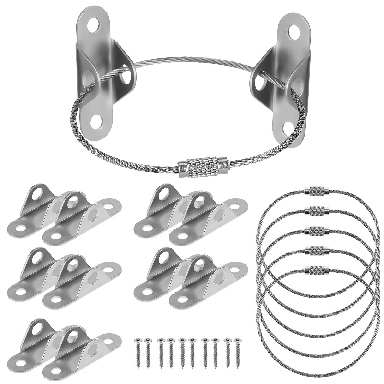 6 ชุด ตัวยึดเฟอร์นิเจอร์กันล้ม - Earthquake Anchor Strap บทวิจารณ์และราคา