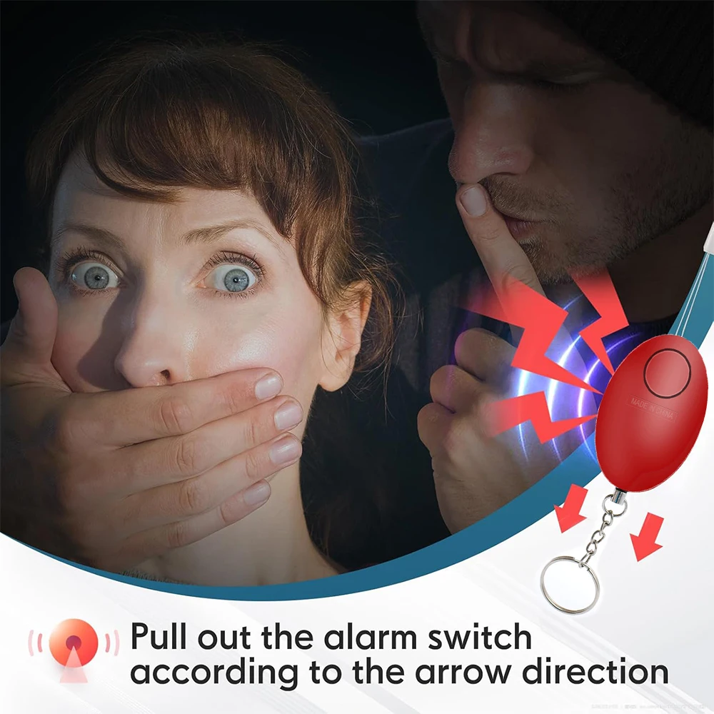 พวงกุญแจสัญญาณเตือนภัยเสียงดัง - Personal Alarm Keychain บทวิจารณ์และราคา