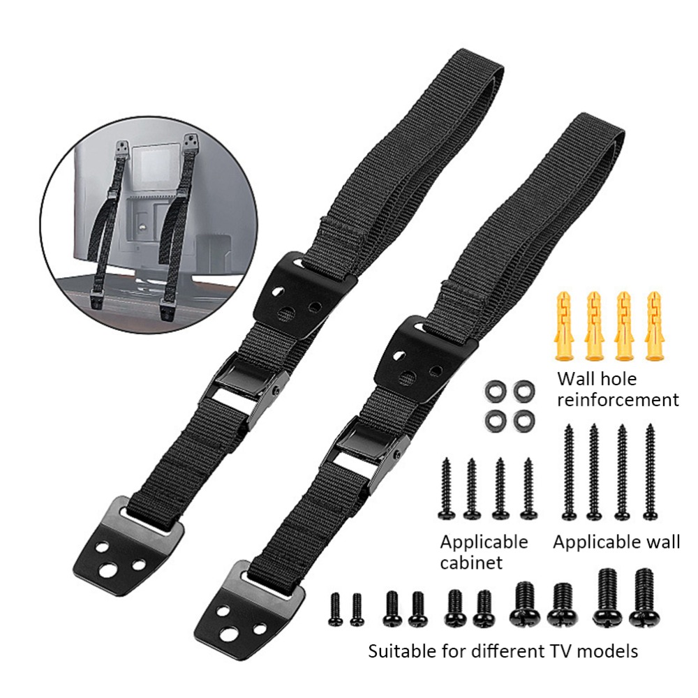 2 ชิ้น ตัวยึดเฟอร์นิเจอร์ไนลอน - Earthquake Anchor Strap บทวิจารณ์และราคา